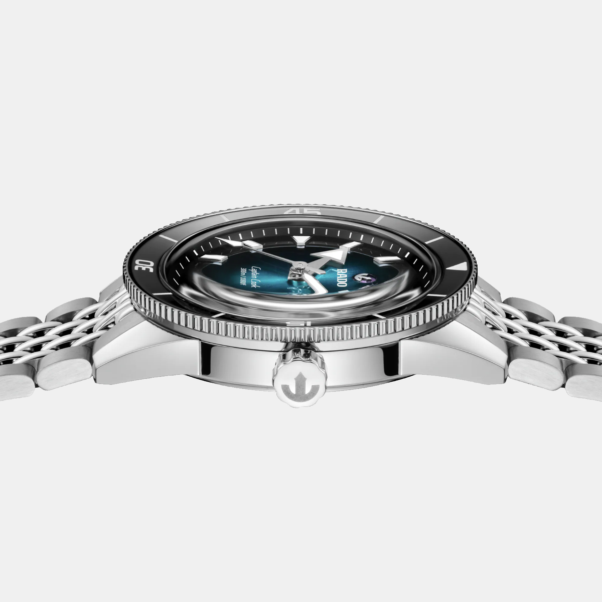 Captain Cook Unisex Automatic Teal Dial Analog Stainless Steel Watch R32223213