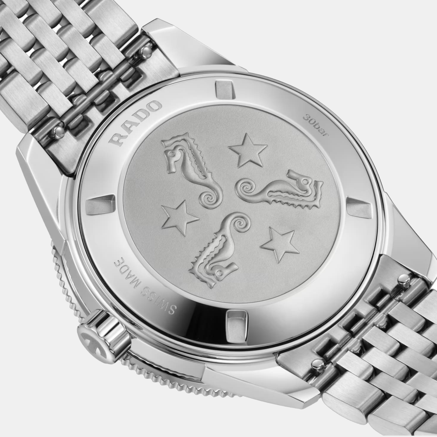 Captain Cook Men Automatic Turquoise Dial Analog Stainless Steel Watch R32223213