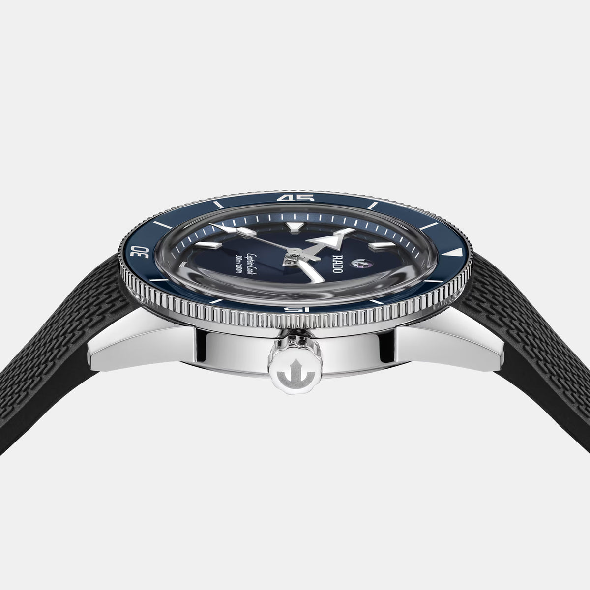 Captain Cook Men Automatic Blue Dial Analog Rubber Watch R32223229