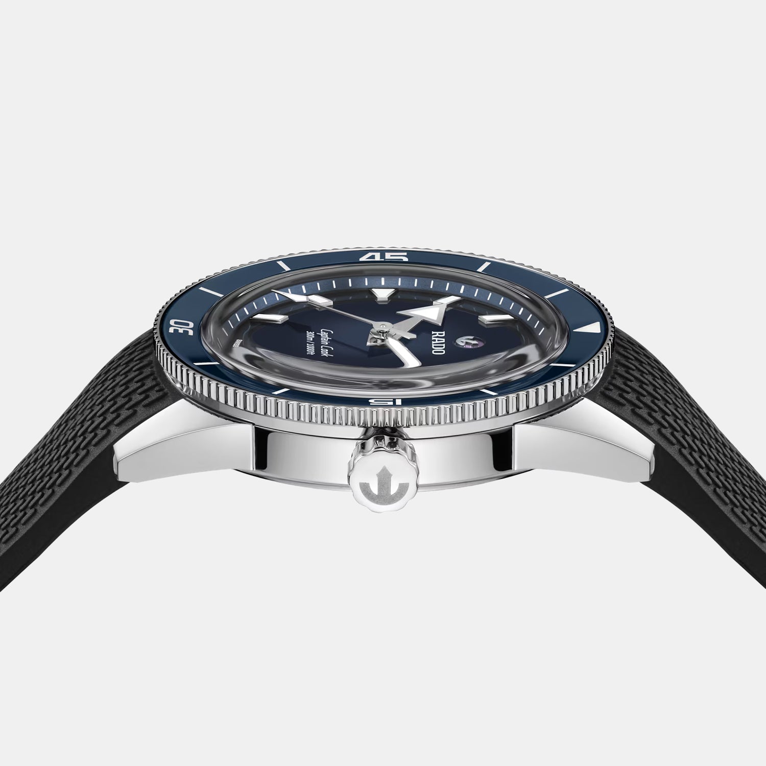 Captain Cook Men Automatic Blue Dial Analog Rubber Watch R32223229