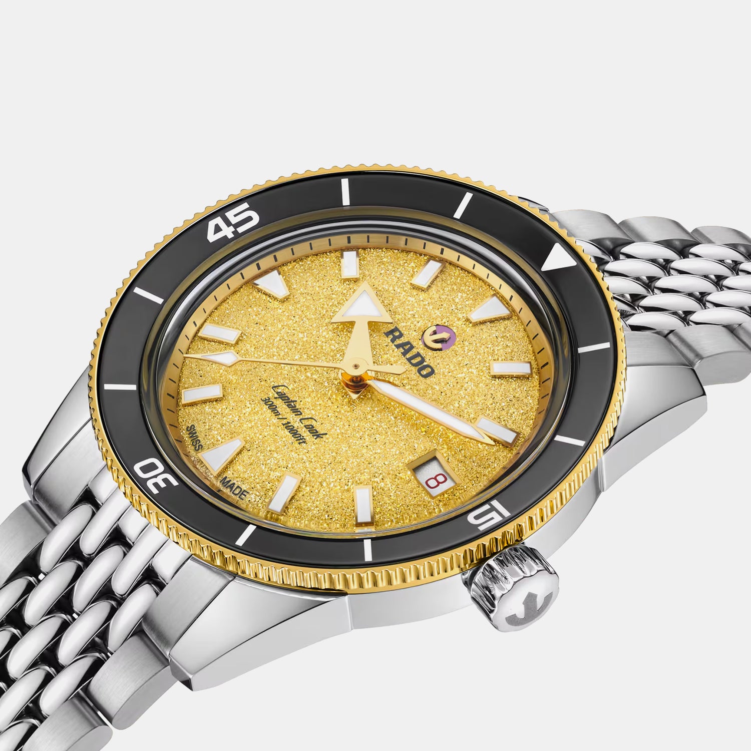 Captain Cook Women Automatic Gold Dial Analog Stainless Steel Watch R32223258