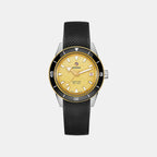 Captain Cook Women Automatic Gold Dial Analog Stainless Steel Watch R32223258