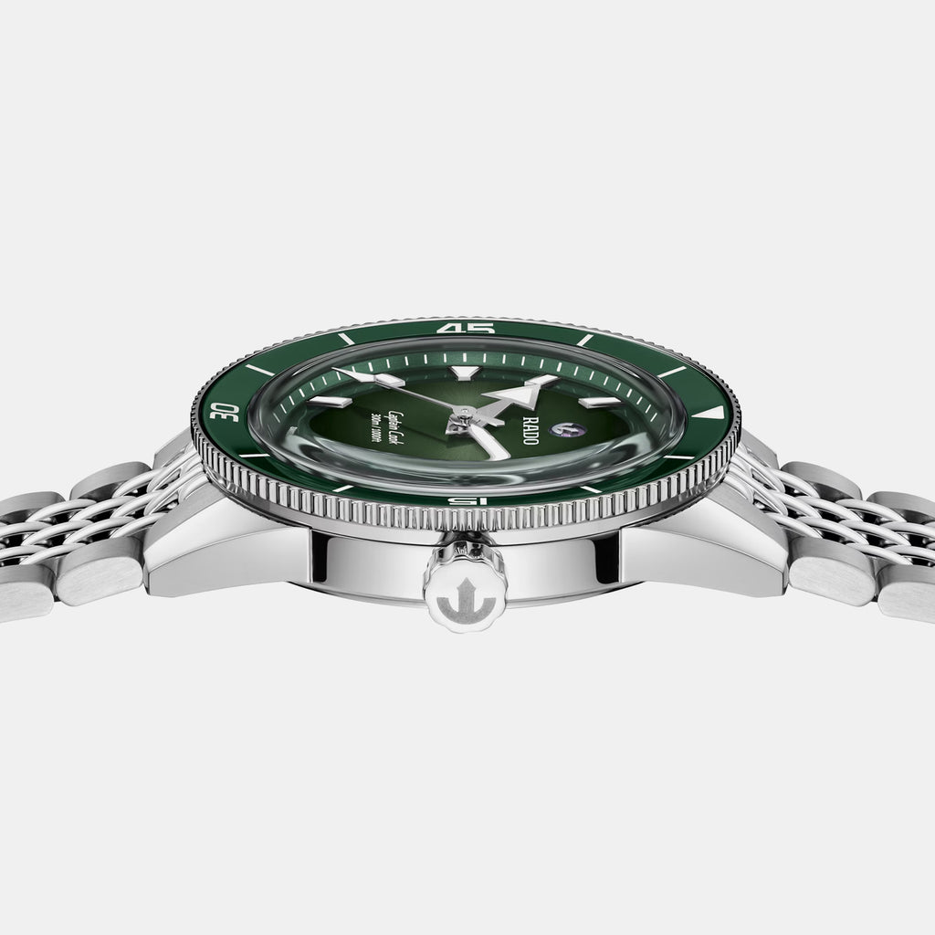 Captain Cook Women Automatic Green Dial Analog Stainless Steel Watch R32223313