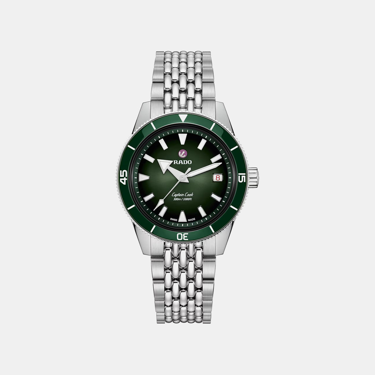 Captain Cook Women Automatic Green Dial Analog Stainless Steel Watch R32223313