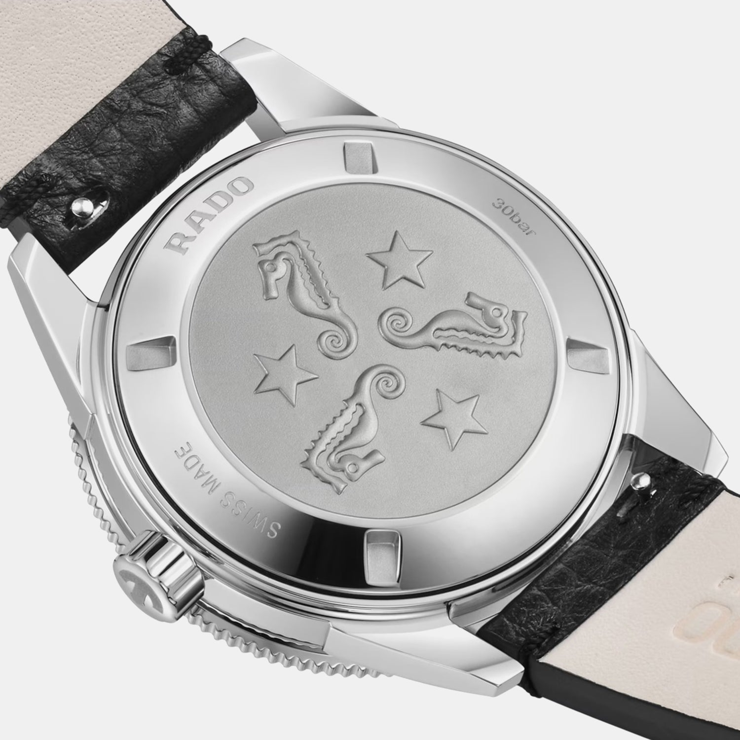 Captain Cook Men Automatic Black Burgundy Gradient Dial Analog Stainless Steel Watch R32223408