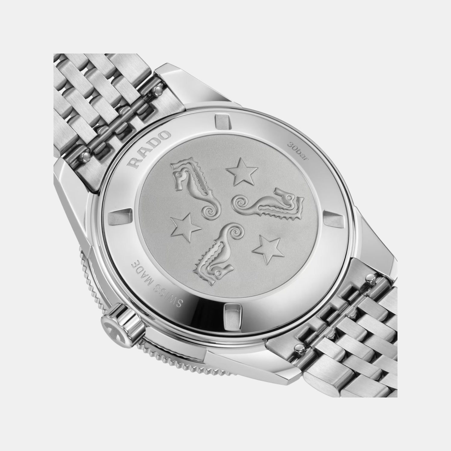 Captain Cook Men Automatic Black Burgundy Gradient Dial Analog Stainless Steel Watch R32223408