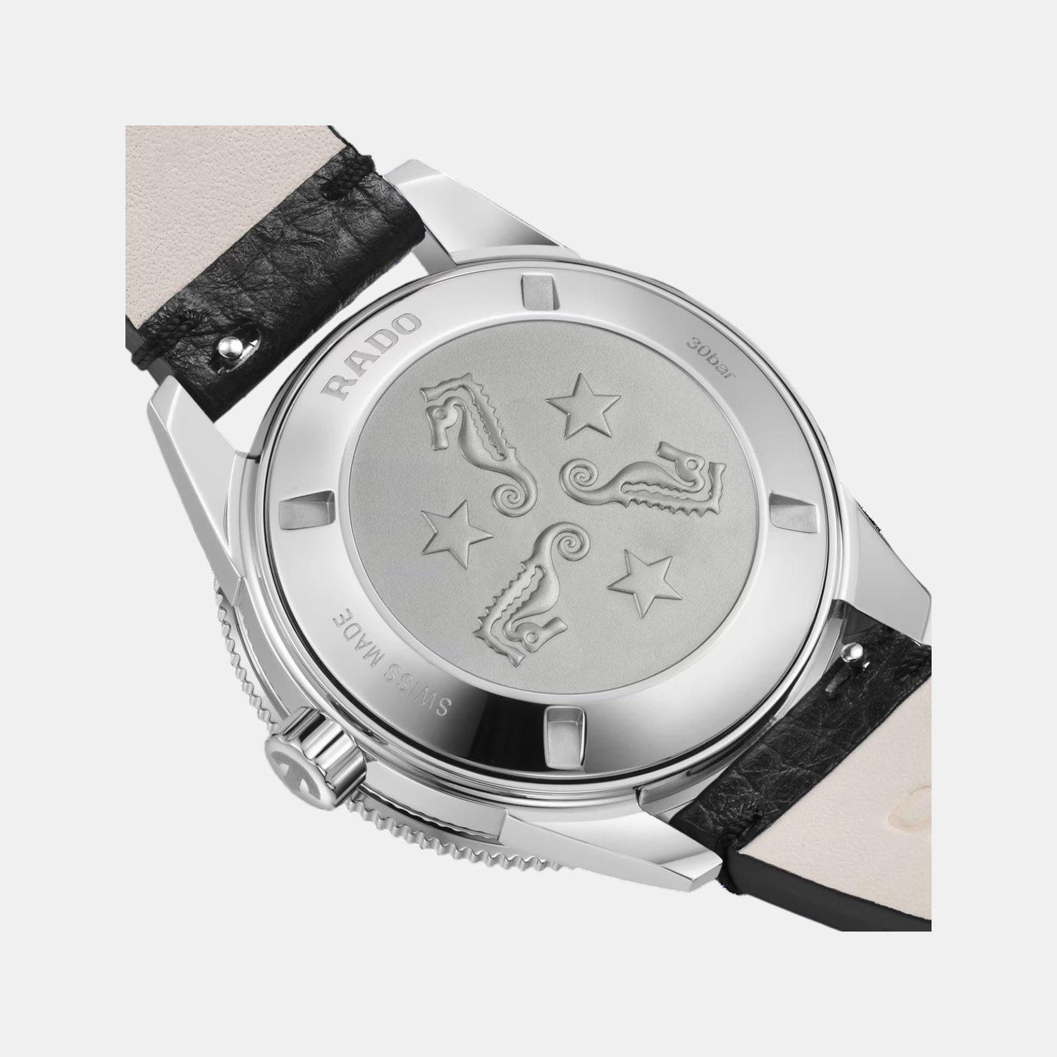 Captain Cook Men Automatic Black Burgundy Gradient Dial Analog Stainless Steel Watch R32223408