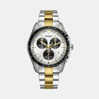 Hyperchrome Men Quartz Silver & Black Dial Analog Stainless Steel Watch R32259113