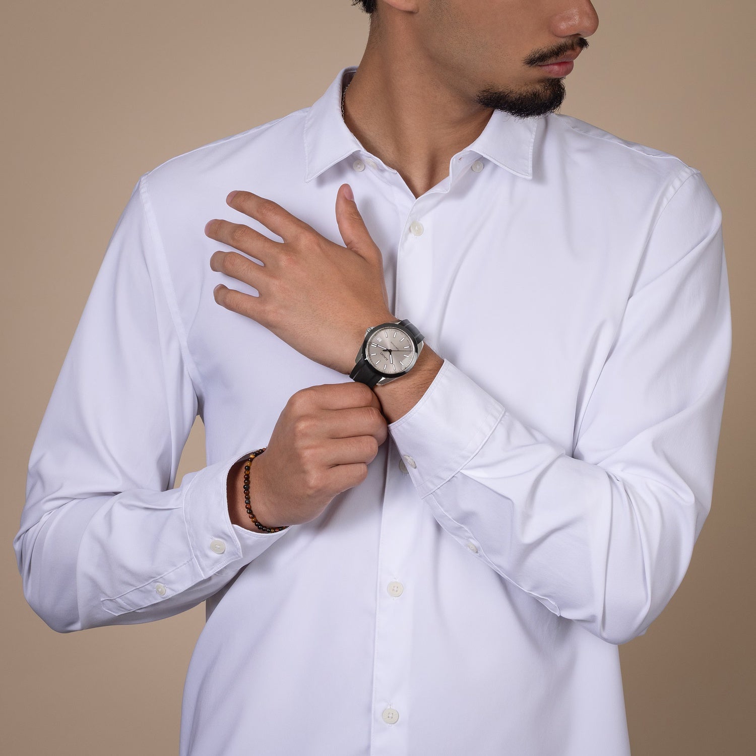 HyperChrome Men Quartz Grey Dial Analog Rubber Watch R32280109