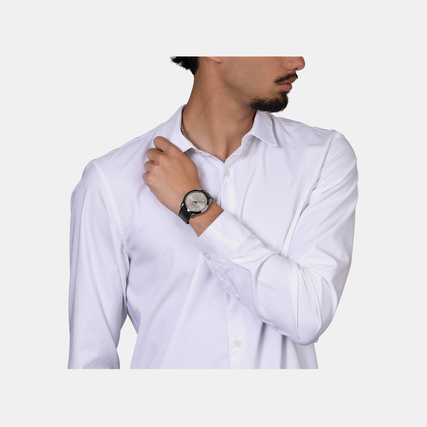 HyperChrome Men Quartz Grey Dial Analog Rubber Watch R32280109