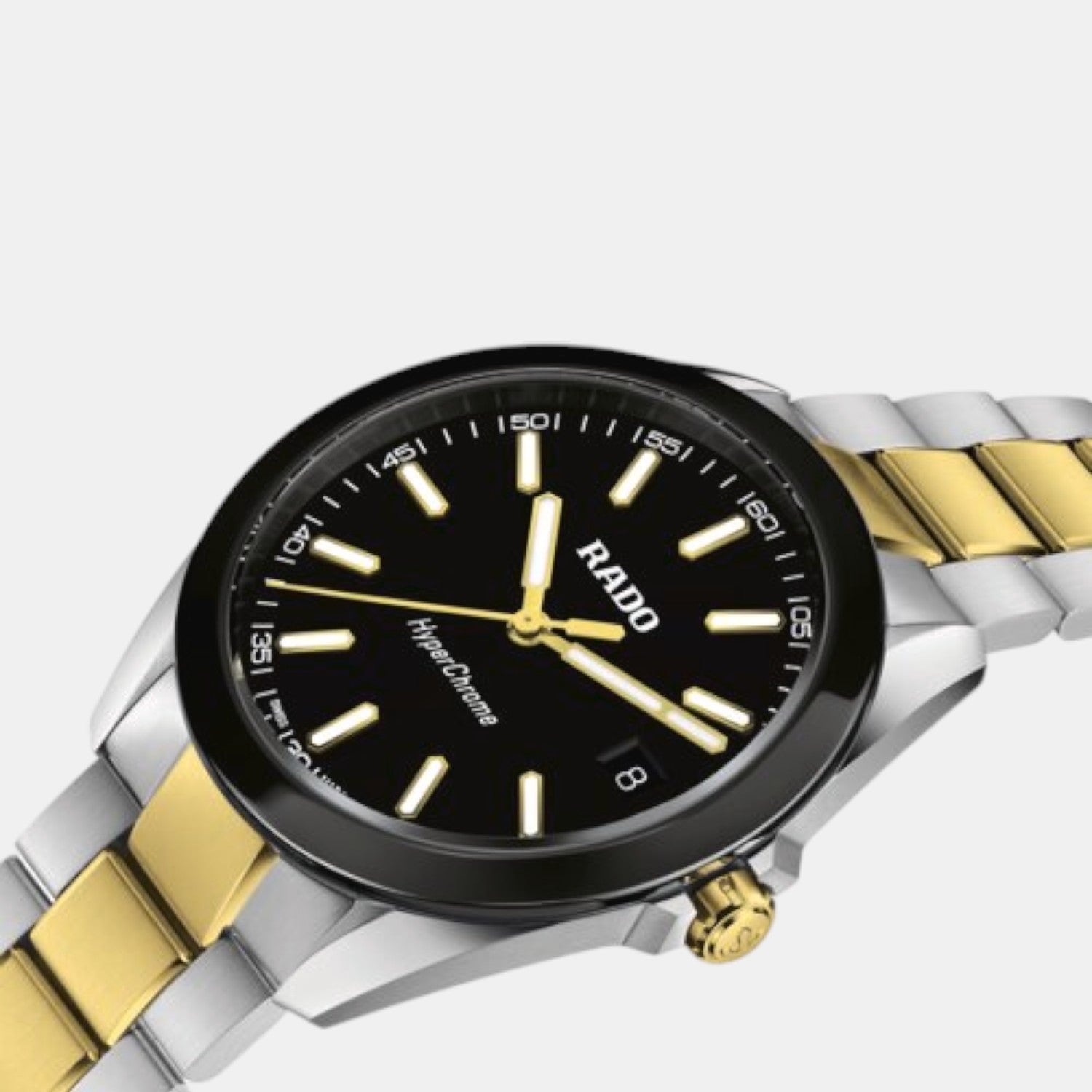 HyperChrome Men Quartz Black Dial Analog Stainless Steel Watch R32280153