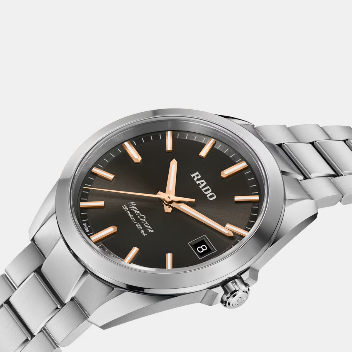 Hyperchrome Men Quartz Grey Dial Analog Stainless Steel Watch R32284153