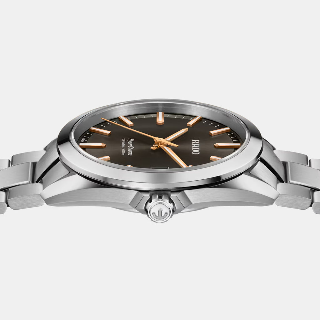 Hyperchrome Men Quartz Grey Dial Analog Stainless Steel Watch R32284153