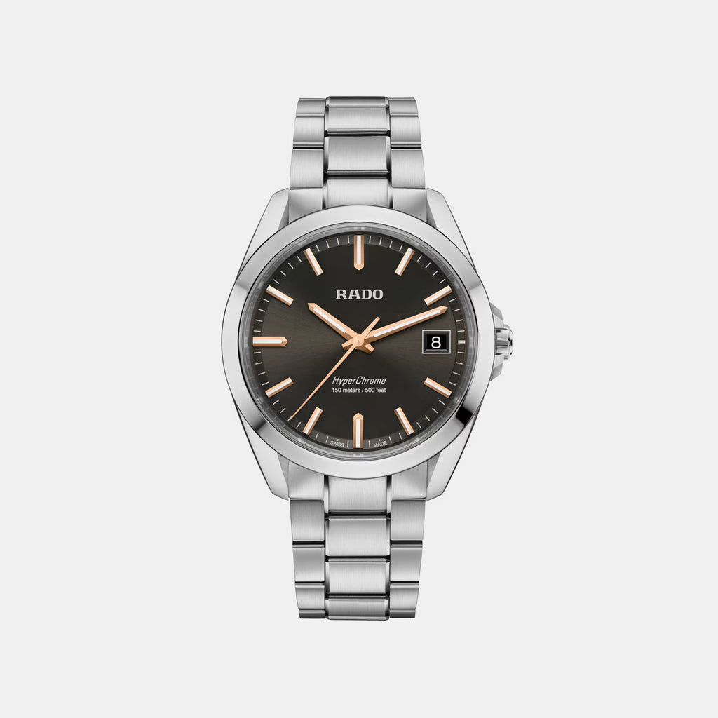 Hyperchrome Men Quartz Grey Dial Analog Stainless Steel Watch R32284153