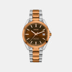 Hyperchrome Men Quartz Brown Dial Analog Stainless Steel Watch R32284303