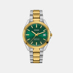 Hyperchrome Men Quartz Green Dial Analog Stainless Steel Watch R32284313