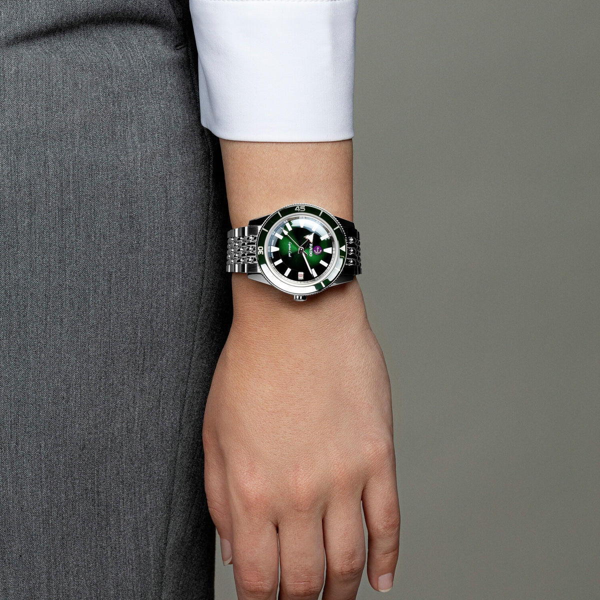 Rado Stainless Steel Green watch