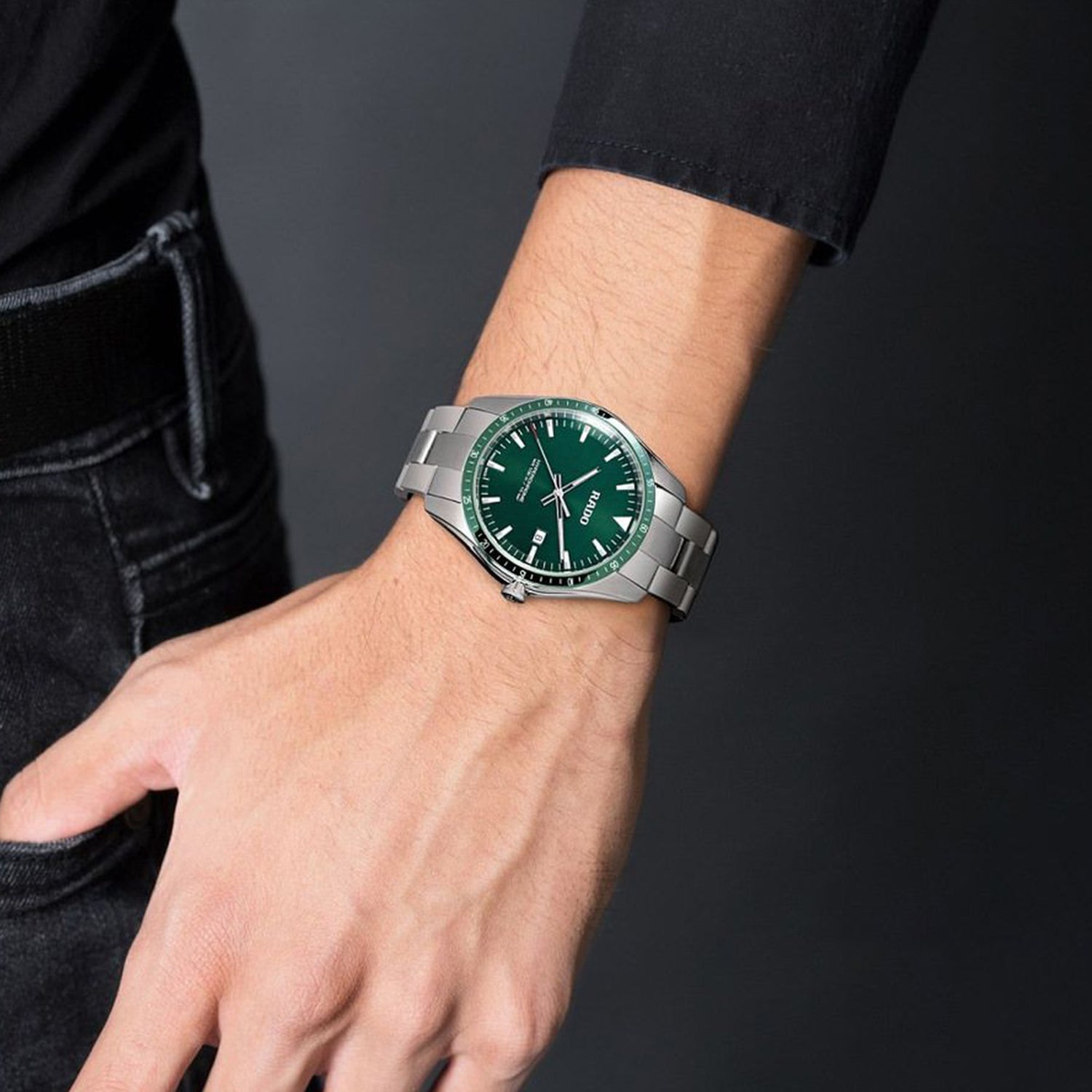 HyperChrome Men Quartz Green Dial Analog Stainless Steel Watch R32502313