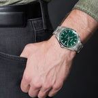 HyperChrome Men Quartz Green Dial Analog Stainless Steel Watch R32502313