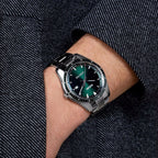 HyperChrome Men Quartz Green Dial Analog Stainless Steel Watch R32502313