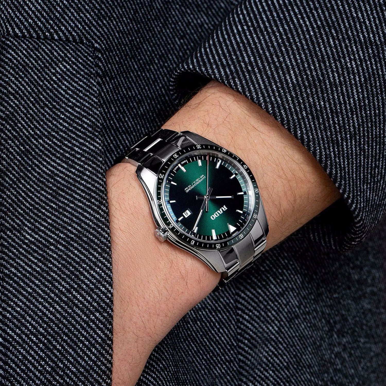 HyperChrome Men Quartz Green Dial Analog Stainless Steel Watch R32502313