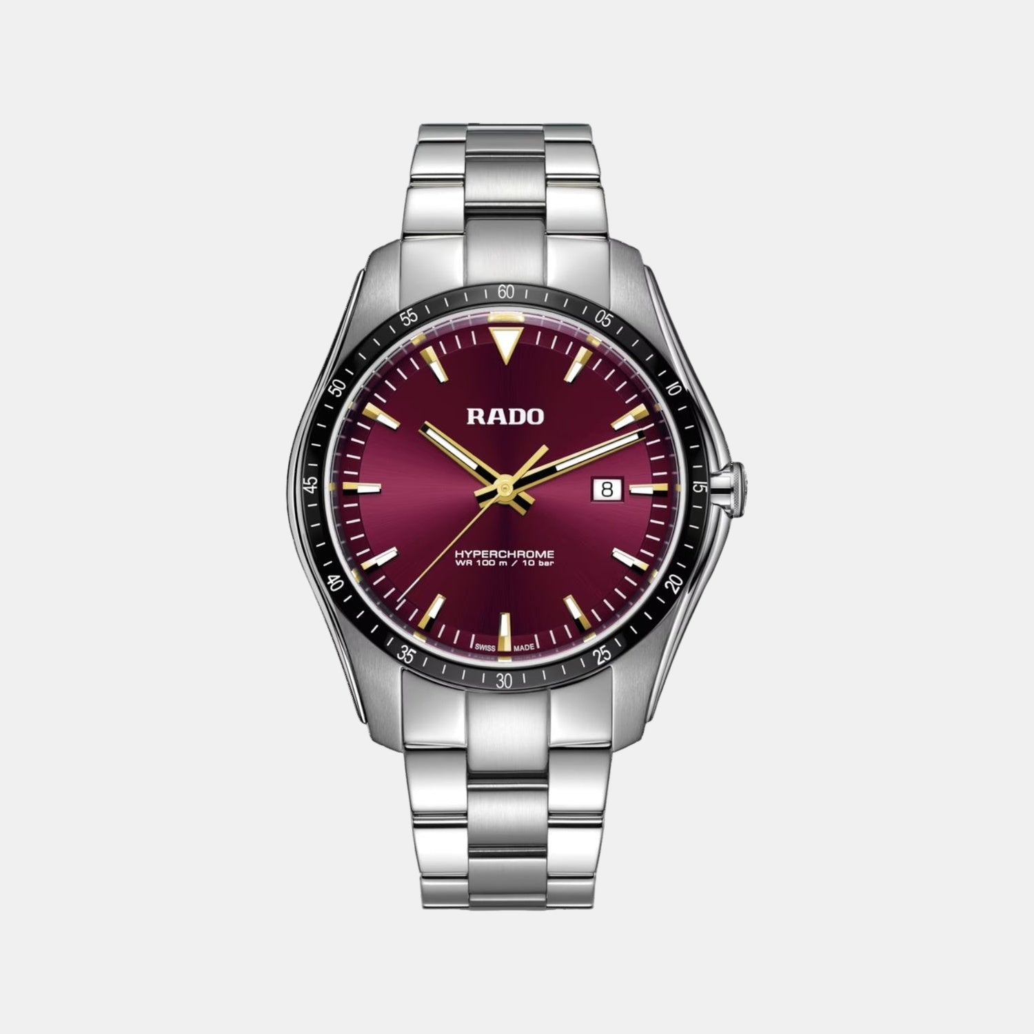 Florence Unisex Quartz Burgundy Dial Analog Stainless Steel Watch R32502403