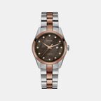 HyperChrome Women Quartz Dark Brown Mother Of Pearl Dial Analog Stainless Steel Watch R32976912