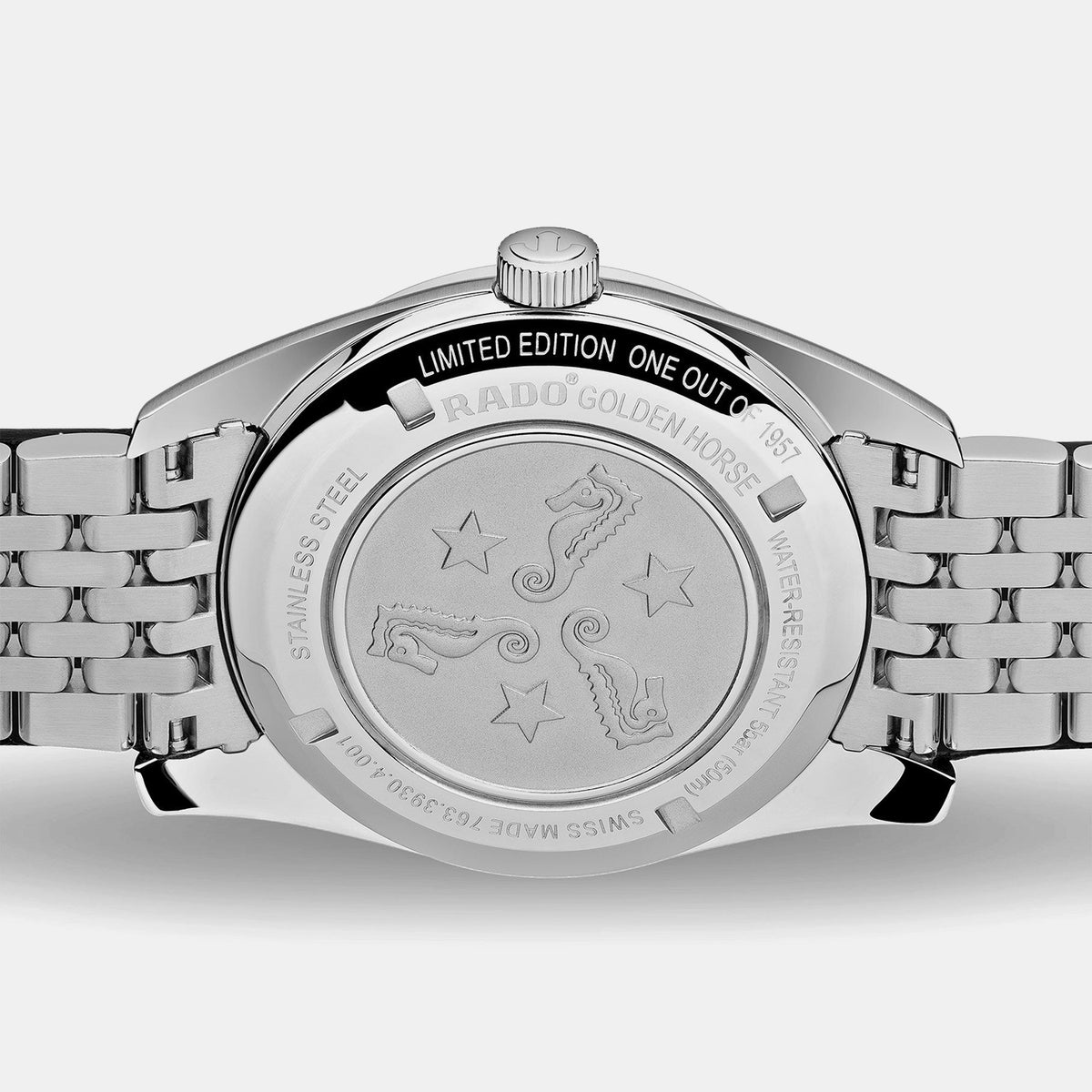 Golden Horse Limited Edition Unisex Automatic Blue Dial Analog Stainless Steel Watch R33930203