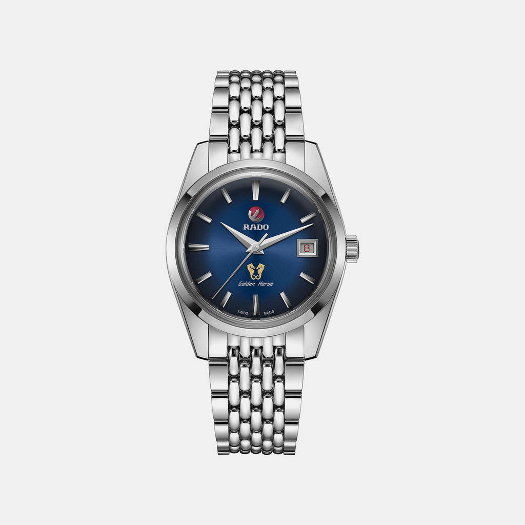 Golden Horse Unisex Automatic Blue Dial Analog Stainless Steel Watch R33930203