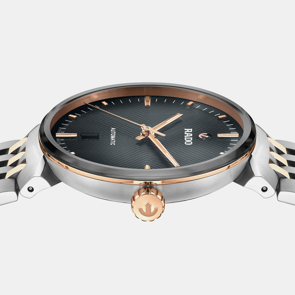 Florence Unisex Automatic Grey Dial Analog Stainless Steel Watch R48903103