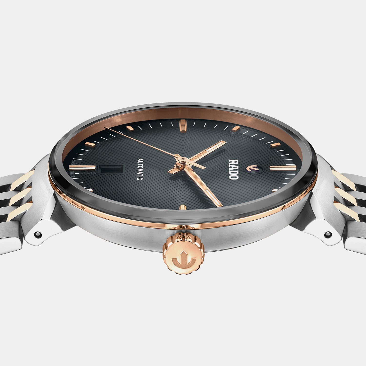 Florence Unisex Automatic Grey Dial Analog Stainless Steel Watch R48903103