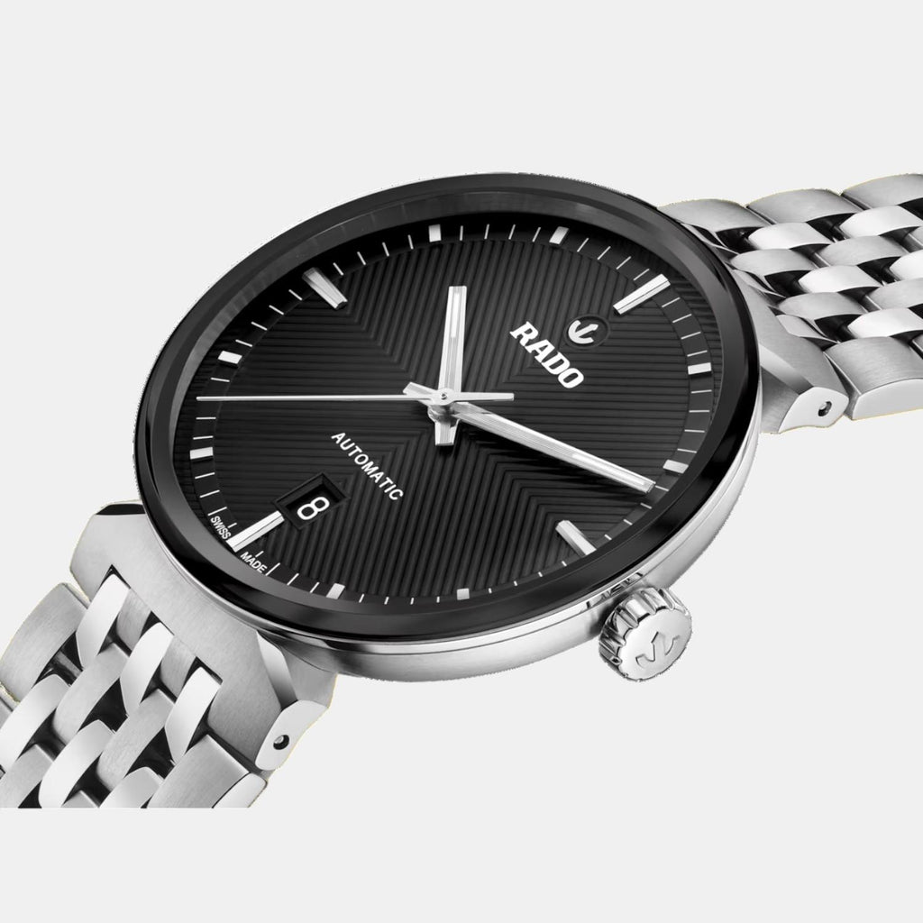 Florence Unisex Automatic Black Dial Analog Stainless Steel Watch R48903153