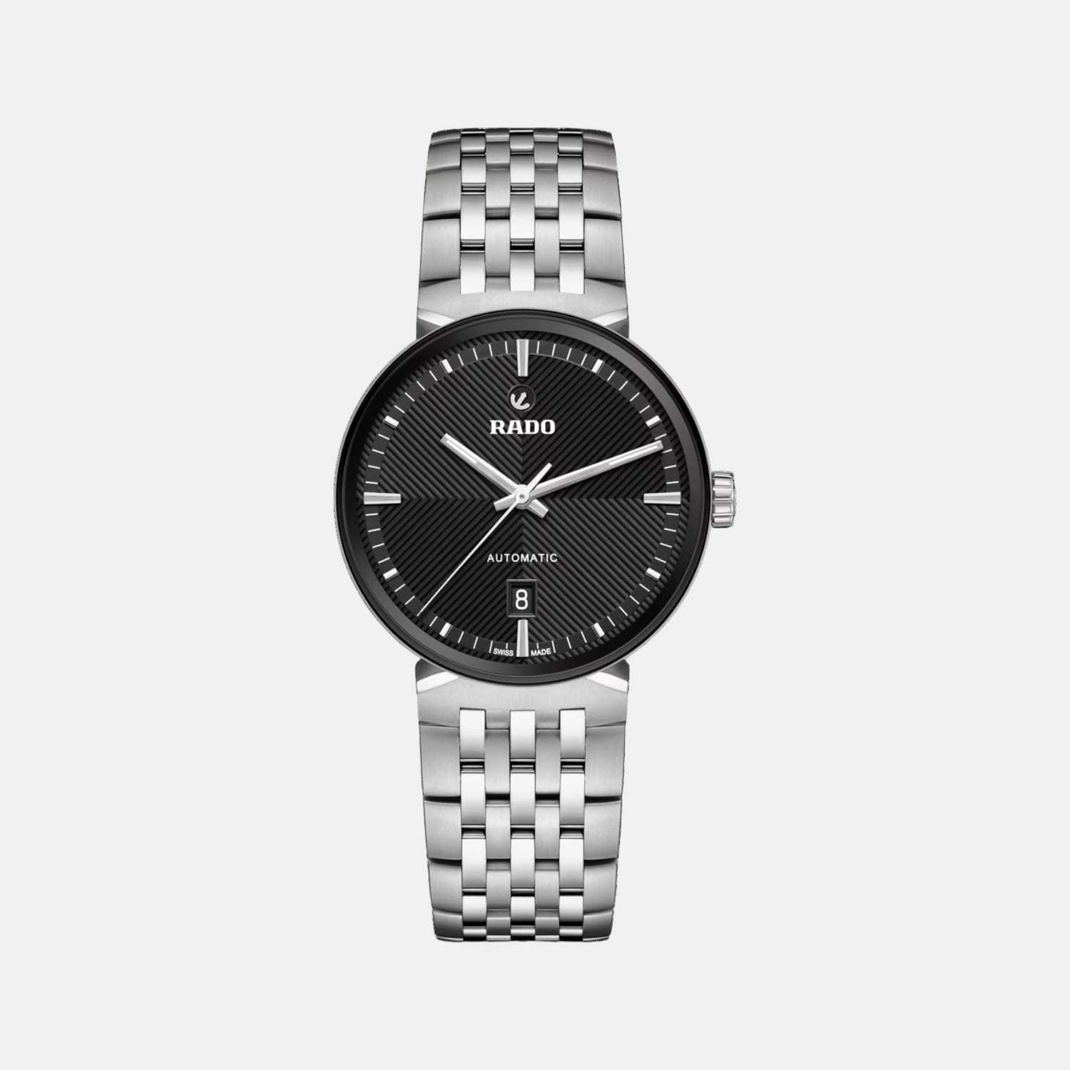 Florence Unisex Automatic Black Dial Analog Stainless Steel Watch R48903153