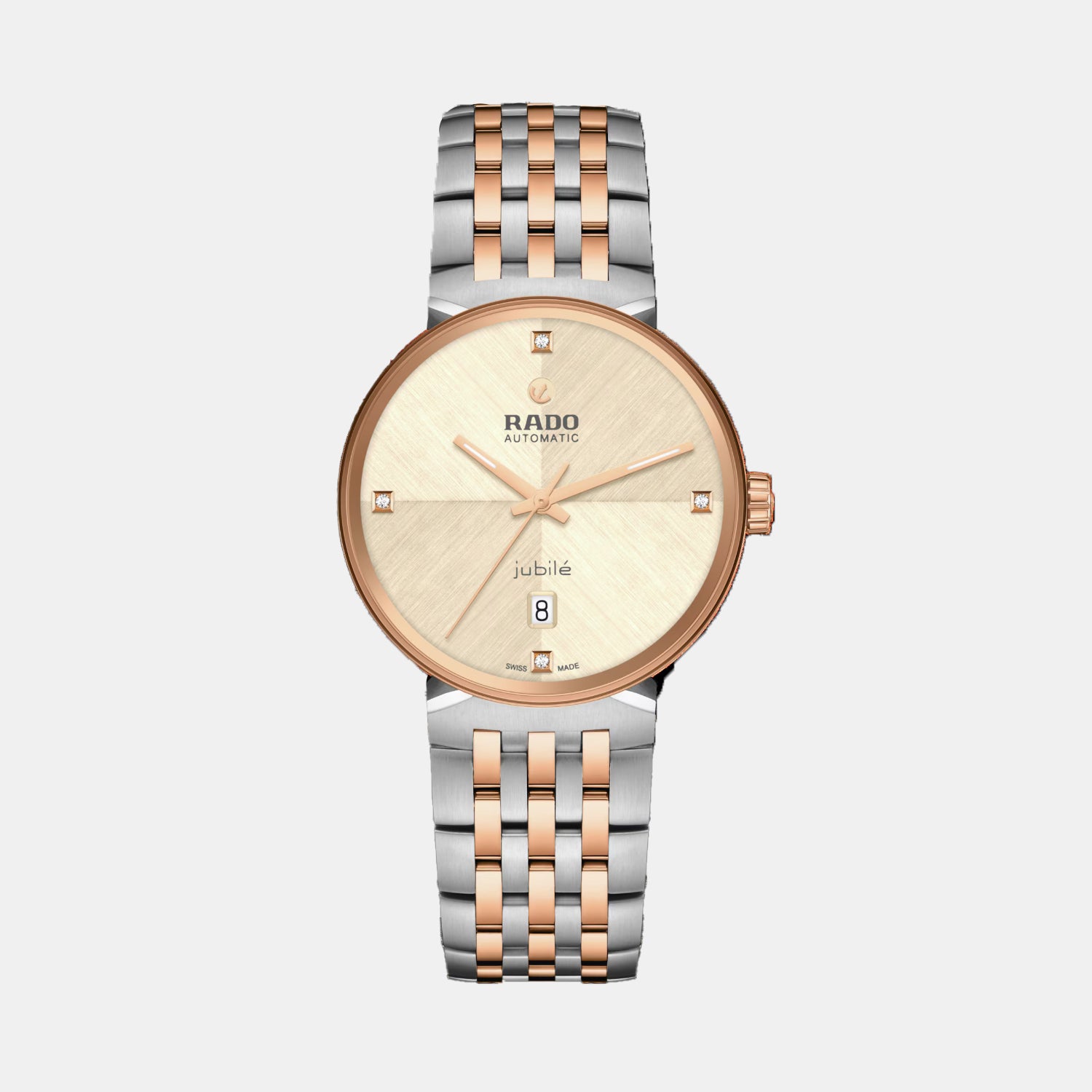 Florence Unisex Automatic Champagne Dial Analog Stainless Steel Watch R48903703