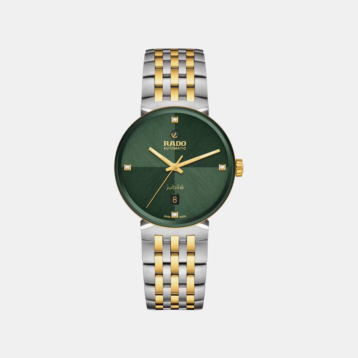 Florence Unisex Automatic Green Dial Analog Stainless Steel Watch R48903723