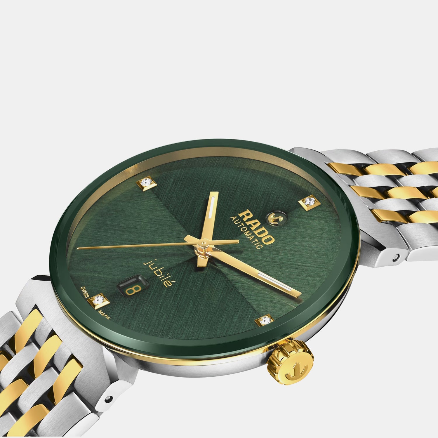 Florence Men Automatic Green Dial Analog Stainless Steel Watch R48903723