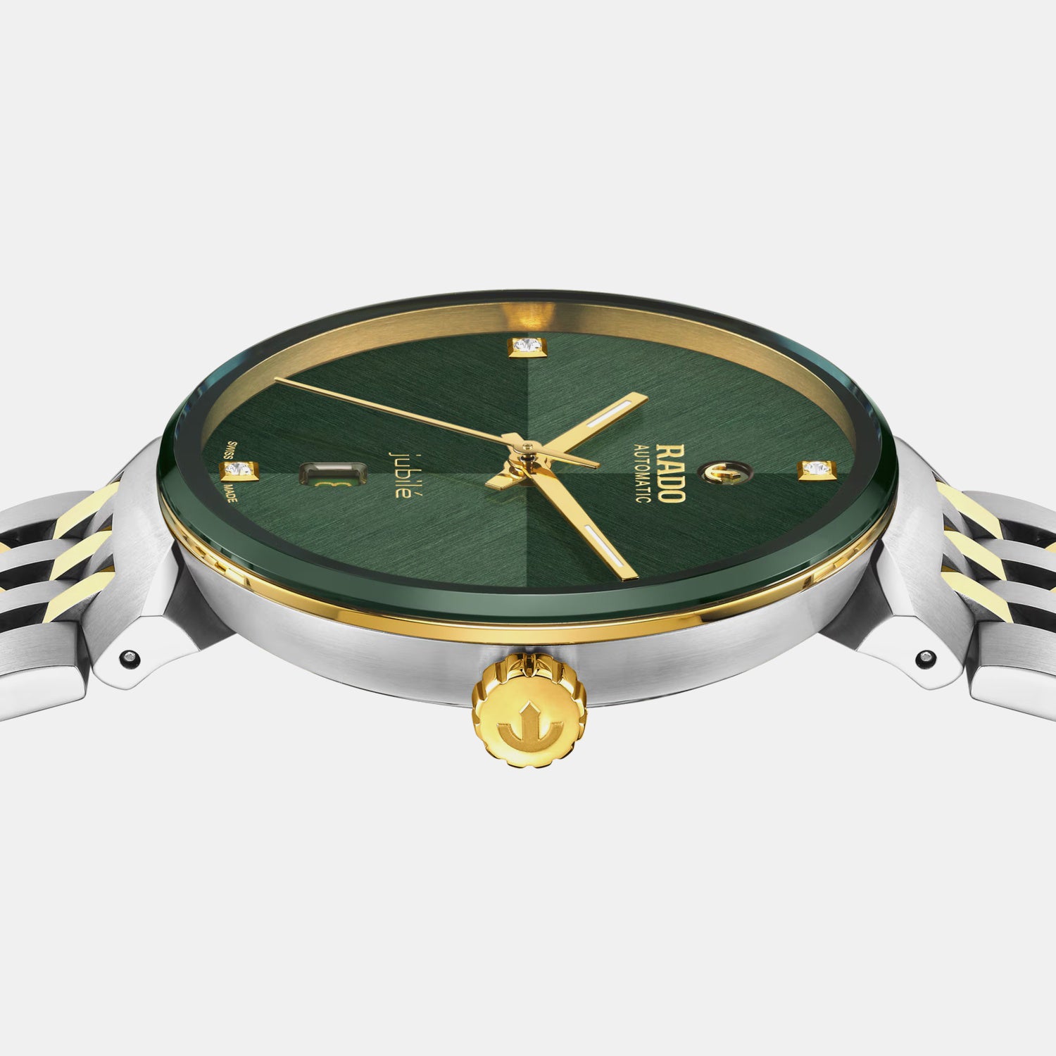 Florence Men Automatic Green Dial Analog Stainless Steel Watch R48903723