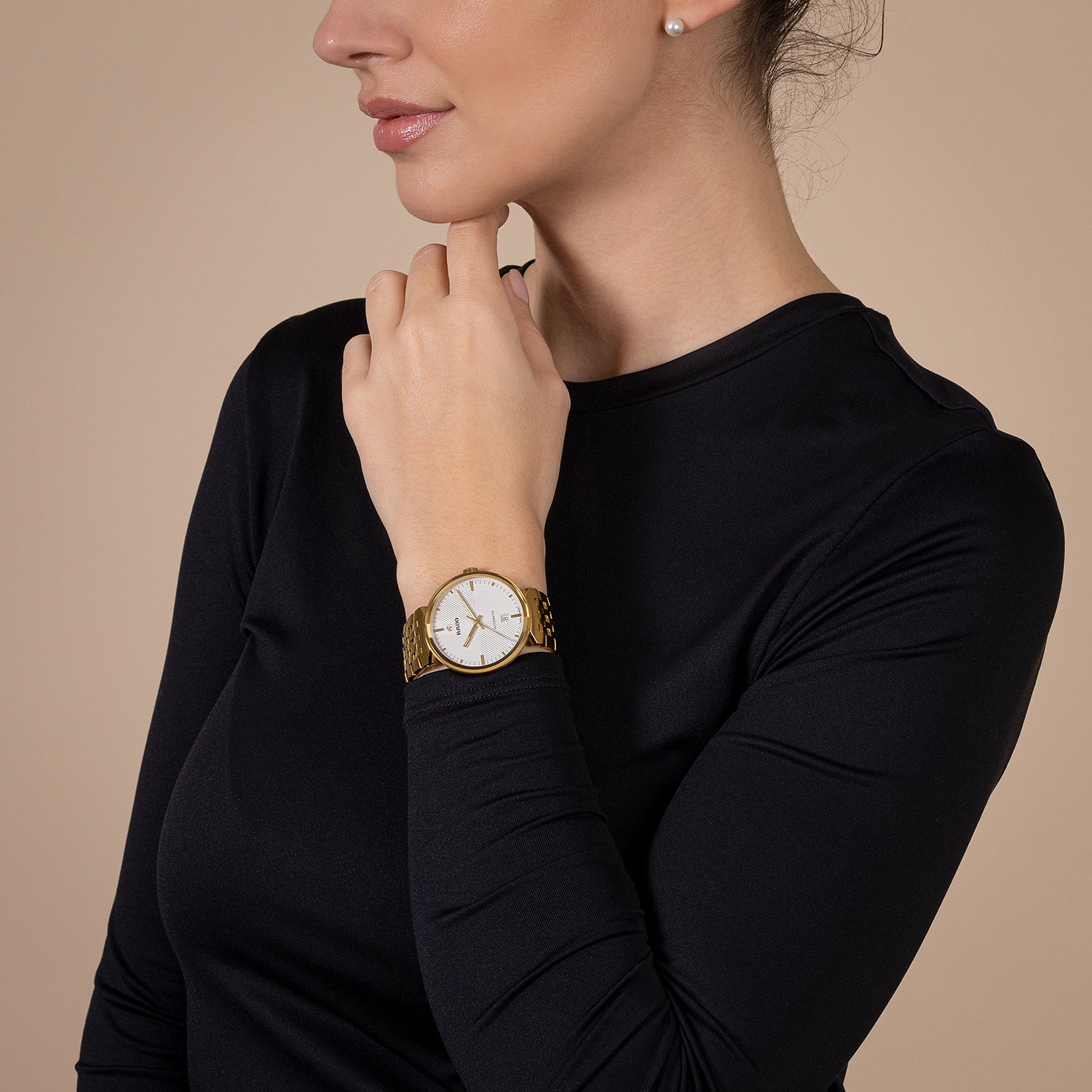 Florence Unisex Automatic Silver Dial Analog Stainless Steel Watch R48904013