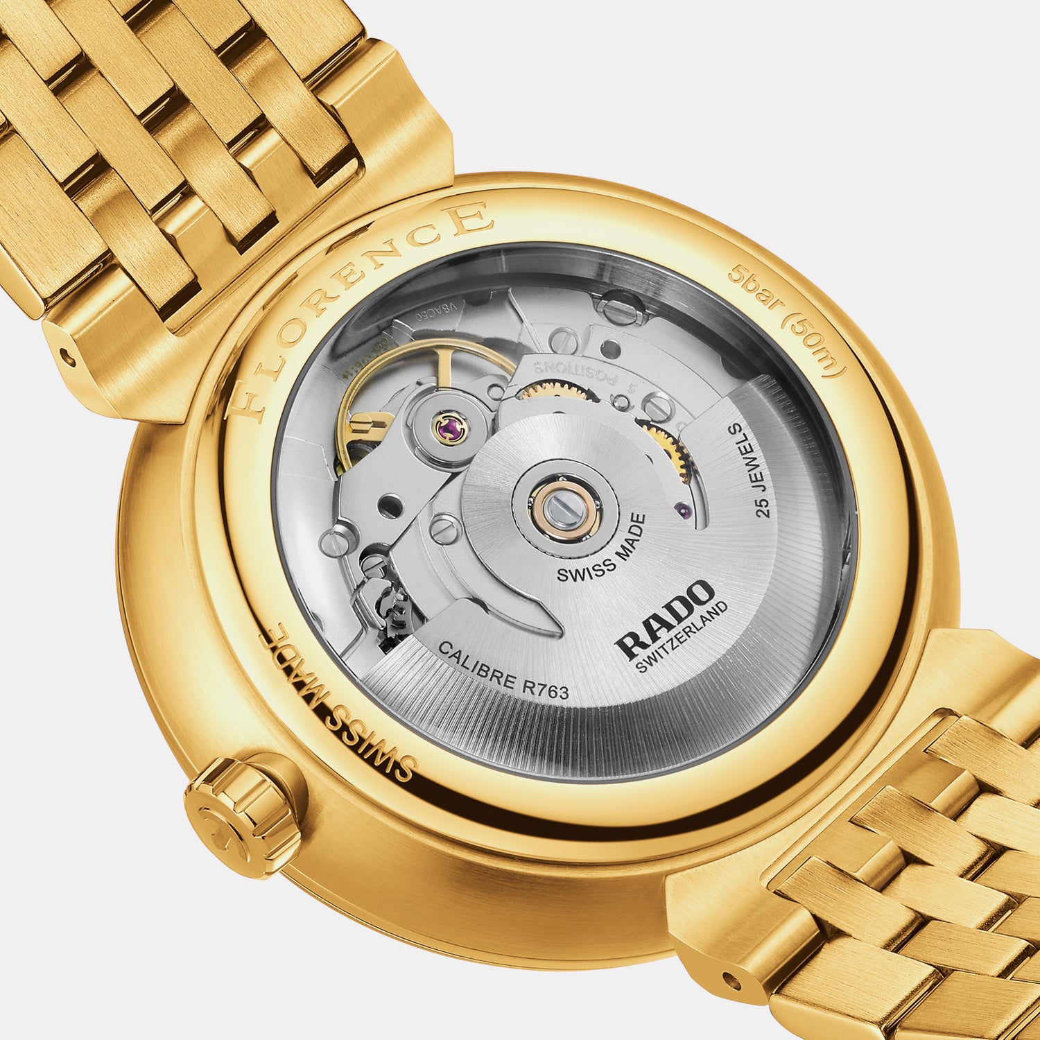 Florence Unisex Automatic Silver Dial Analog Stainless Steel Watch R48904013