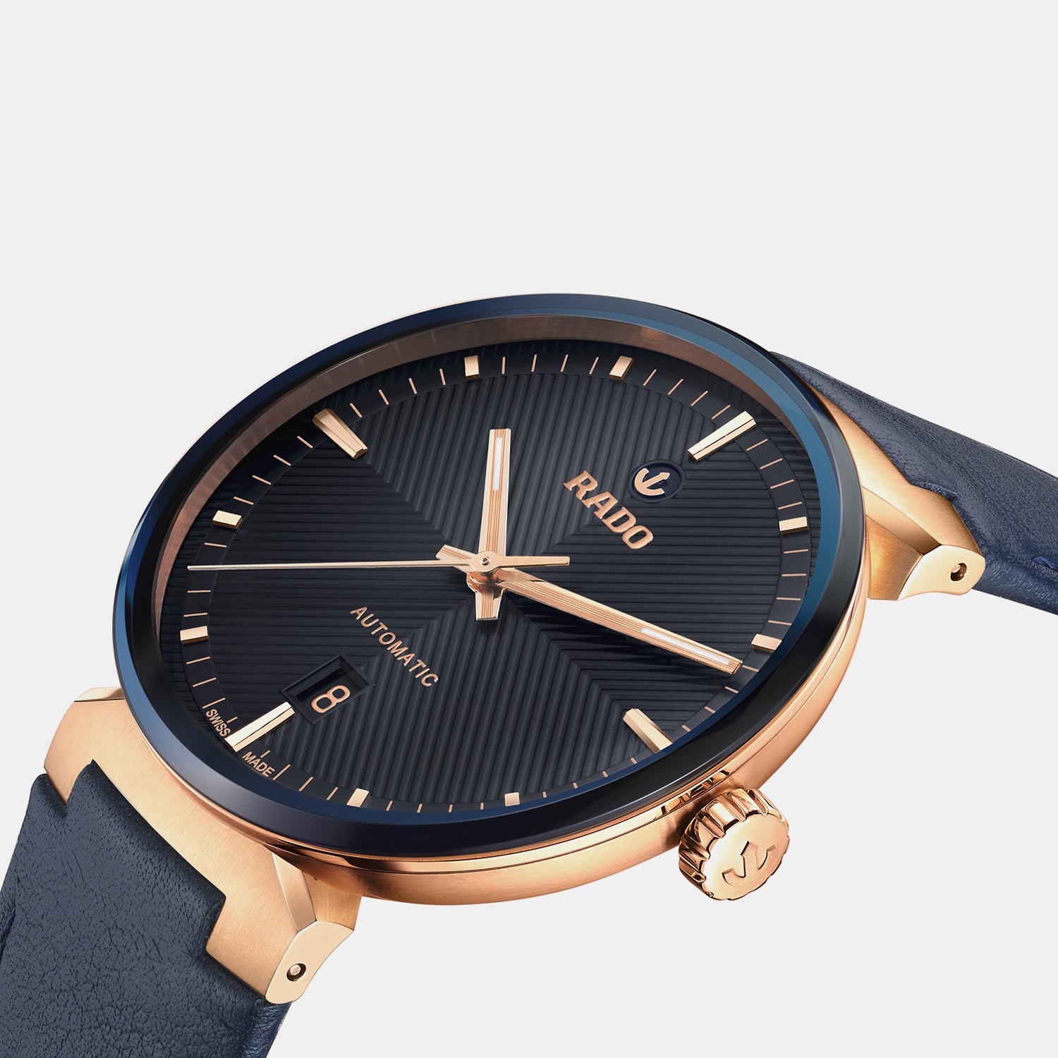 Florence Unisex Automatic Blue Dial Analog Leather Watch R48905205