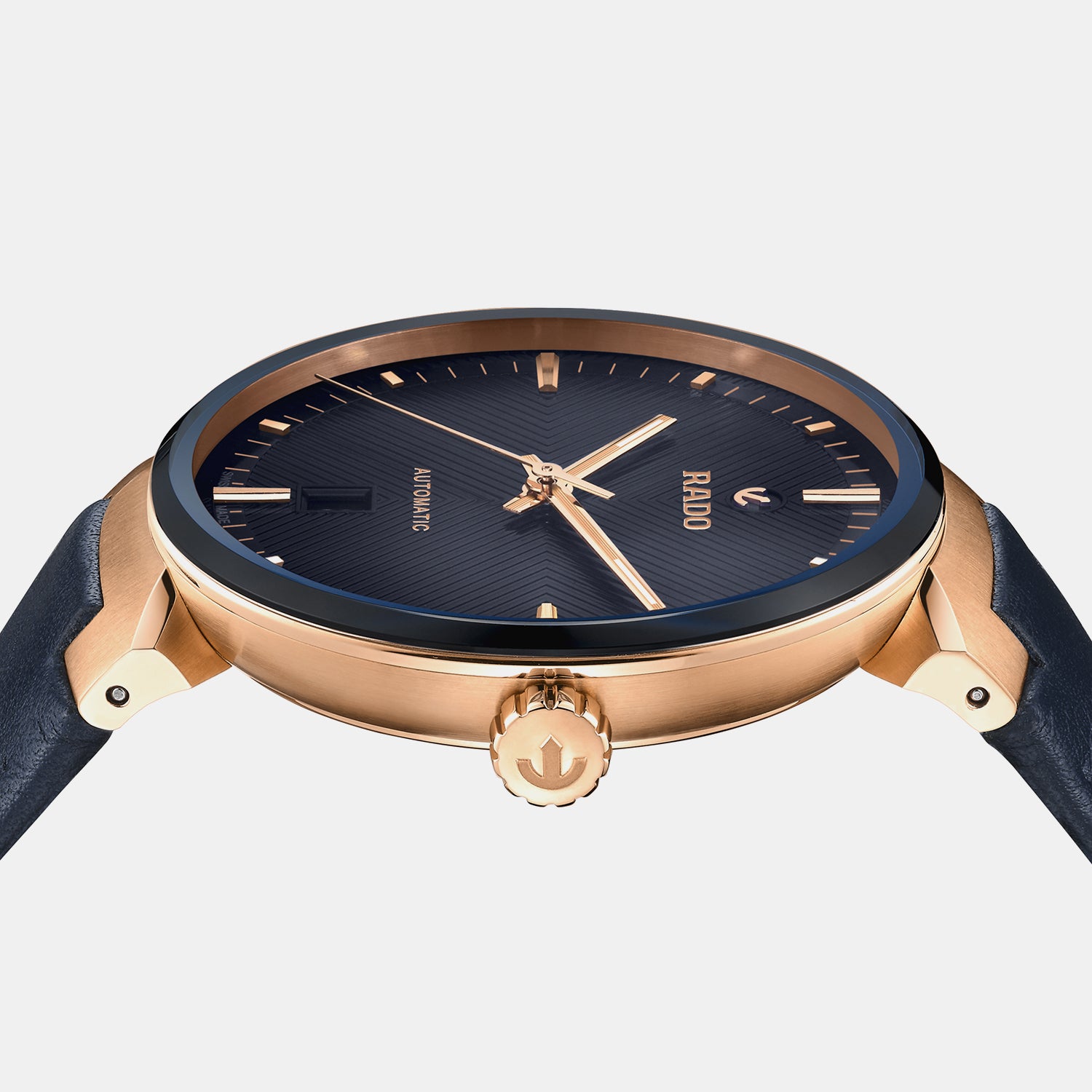 Florence Unisex Automatic Blue Dial Analog Leather Watch R48905205
