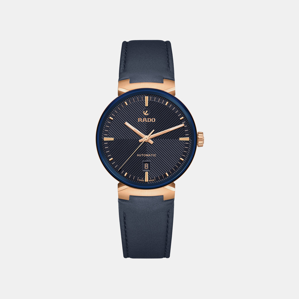 Florence Unisex Automatic Blue Dial Analog Leather Watch R48905205