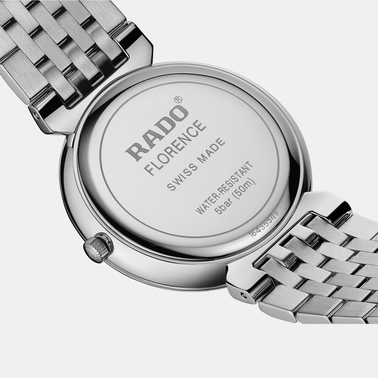 Florence Unisex Quartz Black Dial Analog Stainless Steel Watch R48912163