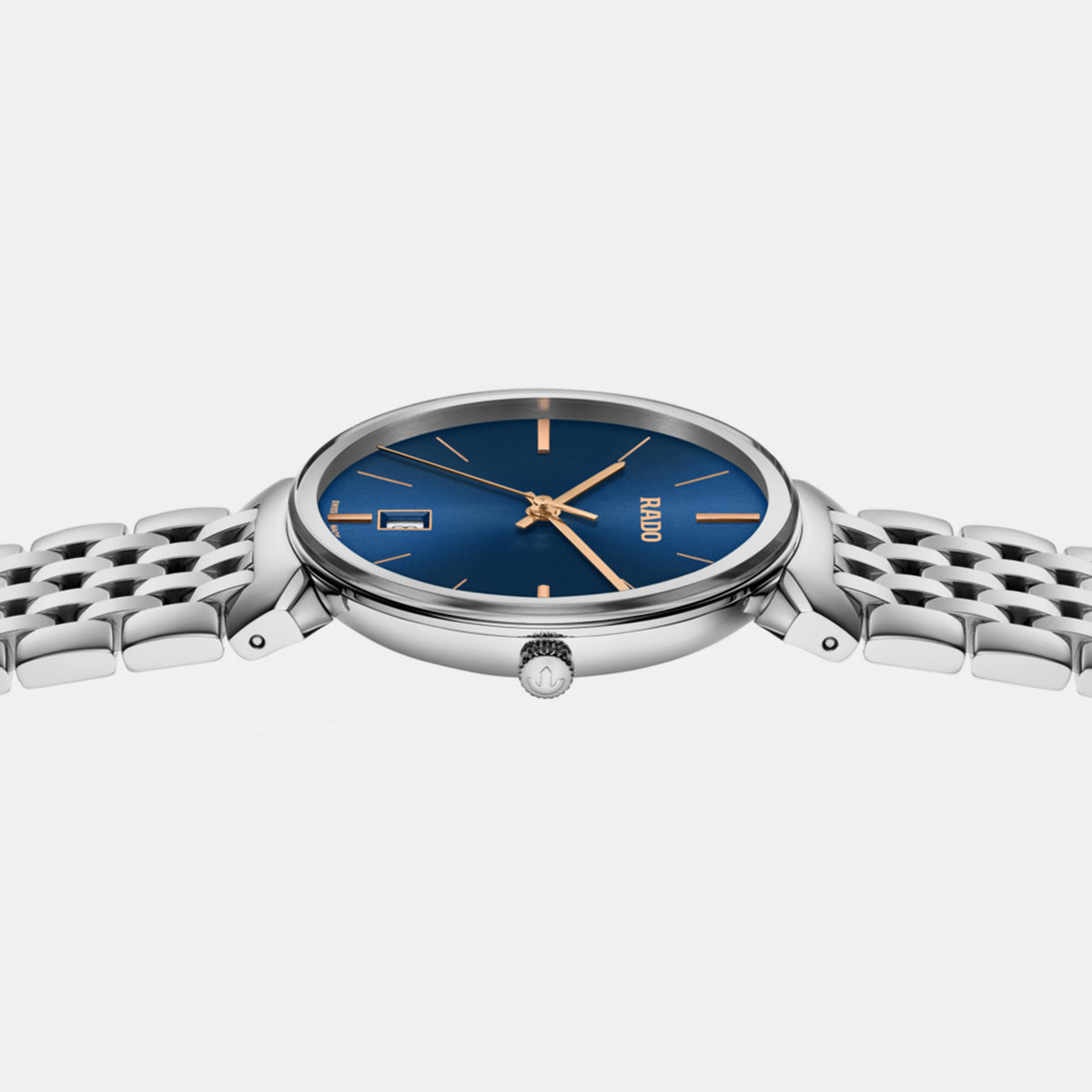 Florence Unisex Quartz Blue Dial Analog Stainless Steel Watch R48912203