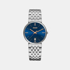 Florence Unisex Quartz Blue Dial Analog Stainless Steel Watch R48912203