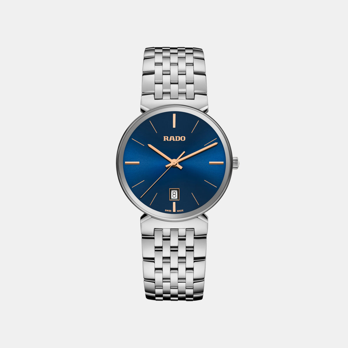 Florence Unisex Quartz Blue Dial Analog Stainless Steel Watch R48912203