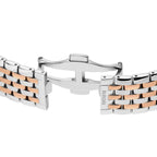 Florence Men Quartz Champagne Dial Analog Stainless Steel Watch R48912403