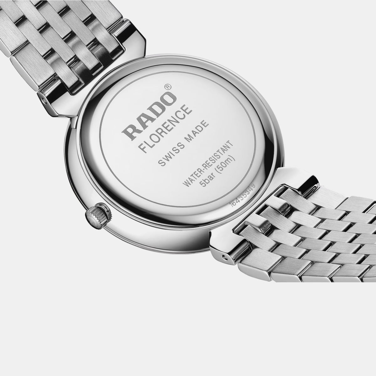Florence Unisex Quartz Silver Dial Analog Stainless Steel Watch R48912773