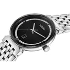 Florence Women Quartz Black Dial Analog Stainless Steel Watch R48913163