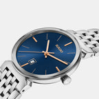 Florence Women Quartz Blue Dial Analog Stainless Steel Watch R48913203